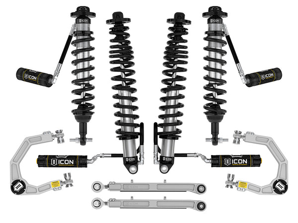 ICON 2021-2026 Ford Bronco, Non-Sasquatch, 3-4" Lift, Stage 5 Suspension System, Billet