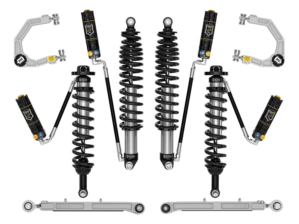 ICON 2021-2026 Ford Bronco, Non-Sasquatch, 3-4" Lift, Stage 6 Suspension System, CDXS, Billet