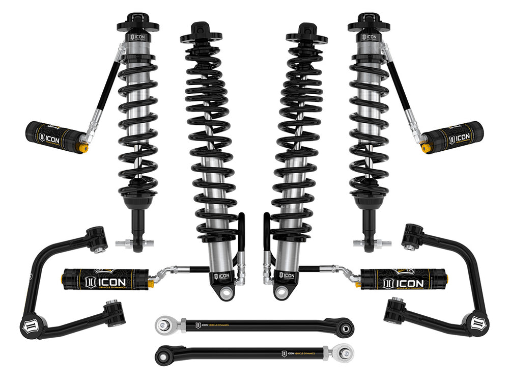 ICON 2021-2026 Ford Bronco, Non-Sasquatch, 3-4" Lift, Stage 6 Suspension System, CDCV, Tubular