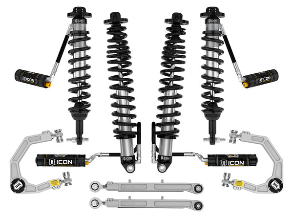 ICON 2021-2026 Ford Bronco, Non-Sasquatch, 3-4" Lift, Stage 6 Suspension System, CDCV, Billet