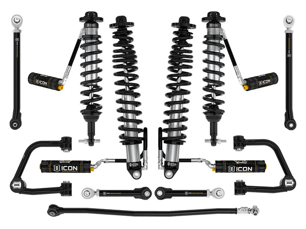 ICON 2021-2026 Ford Bronco, Non-Sasquatch, 3-4" Lift, Stage 7 Suspension System, CDCV, Tubular