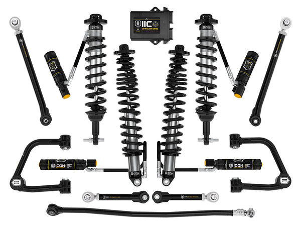 ICON 2021-2026 Ford Bronco, Non-Sasquatch, 3-4" Lift, Stage 8 Suspension System, Tubular