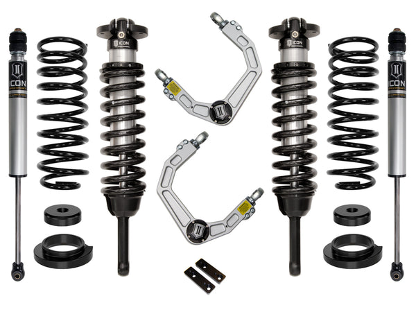 ICON Système de suspension Stage 2 2003-09 Lexus GX470, rehaussement de 0-3.5 po, bras de suspension supérieurs en billette