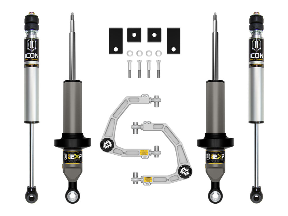 ICON 2022-2026 Toyota Tundra, 0-3" Lift, Stage 2, 2.5 EXP Suspension System, Billet