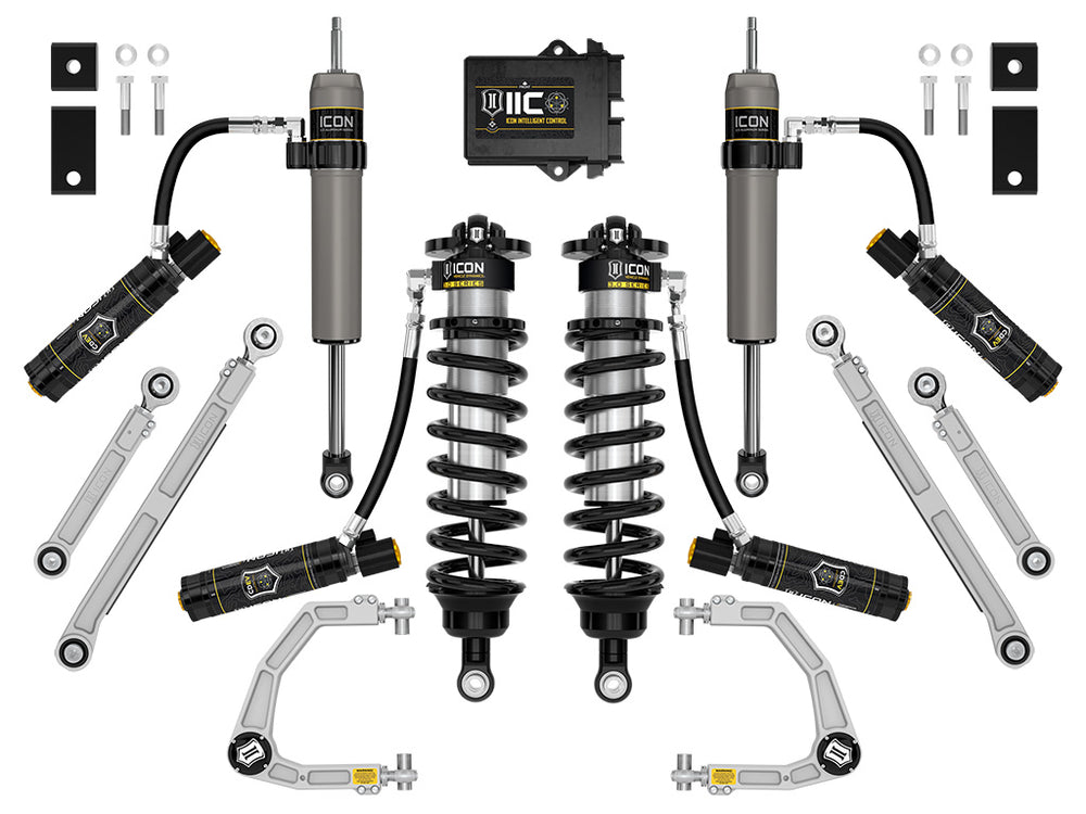ICON 2022-2026 Toyota Tundra, 1.25-3.25" Lift, Stage 4, 3.0 Suspension System, Billet