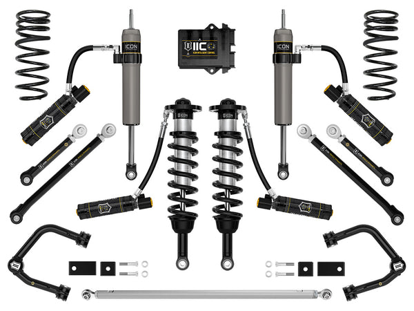 ICON Système de suspension Stage 12 2023-2026 Toyota Sequoia, rehaussement de 3-4.5 po, tubulaire, TRD
