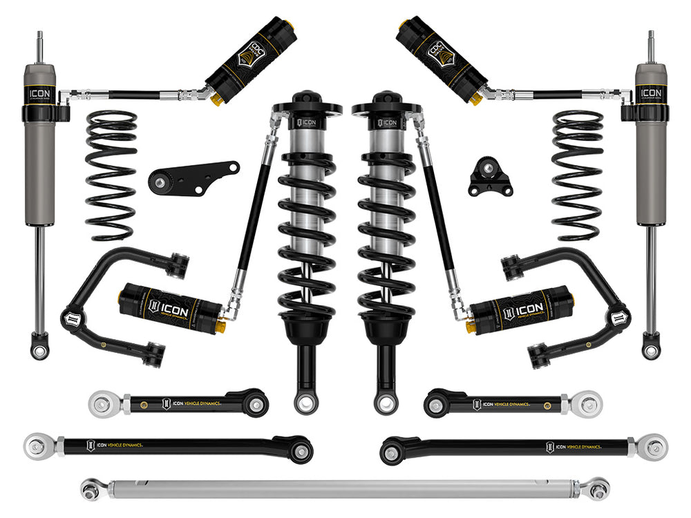ICON 2024-2026 Toyota Tacoma 1.25-3" Lift, Stage 11 Suspension System, Tubular