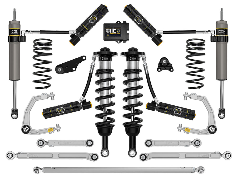 ICON 2024-2026 Toyota Tacoma 1.25-3" Lift, Stage 13 Suspension System, Billet, Overland Rear Springs