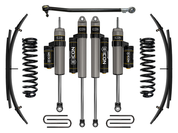 ICON 2017-2019 Ford F-250/F-350 4WD Diesel, 2.5" Lift, Stage 3 Suspension System w/ Expansion Packs