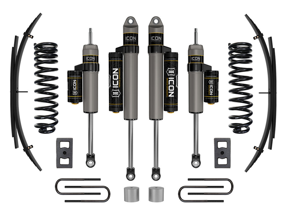 ICON 2023 Ford F-250/F-350 Super Duty 4WD Diesel, 2.5" Lift, Stage 2 Suspension System w/ Expansion Packs