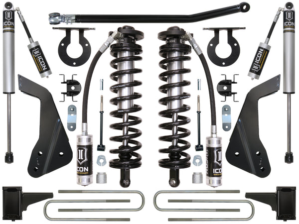 ICON 2005-2007 Ford F250/F350, 4-5.5" Lift, Stage 1 Coilover Conversion System