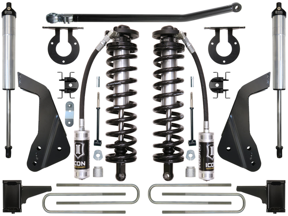 ICON 2005-2007 Ford F250/F350, 4-5.5" Lift, Stage 2 Coilover Conversion System