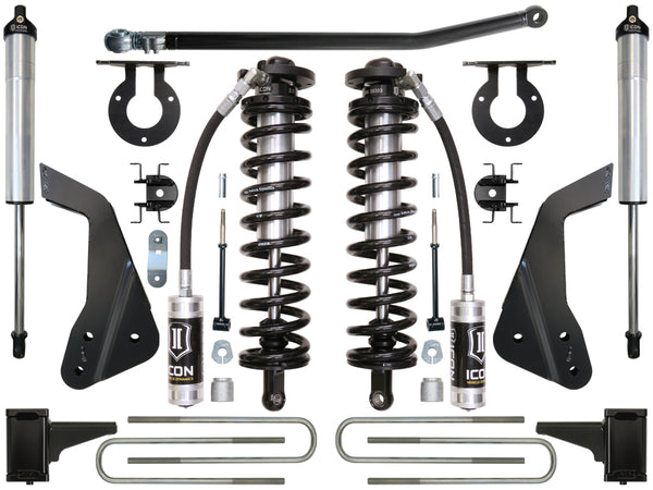 ICON 2005-2007 Ford F250/F350, 4-5.5" Lift, Stage 2 Coilover Conversion System