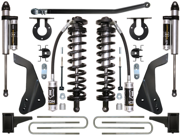 ICON 2005-2007 Ford F250/F350, 4-5.5" Lift, Stage 3 Coilover Conversion System