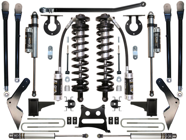 ICON 2005-2007 Ford F250/F350, 4-5.5" Lift, Stage 5 Coilover Conversion System
