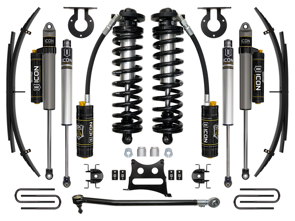 ICON 2017-2022 Ford F-250/F-350 Super Duty 4WD, 2.5-3" Lift, Stage 4 Coilover System w/ Expansion Packs
