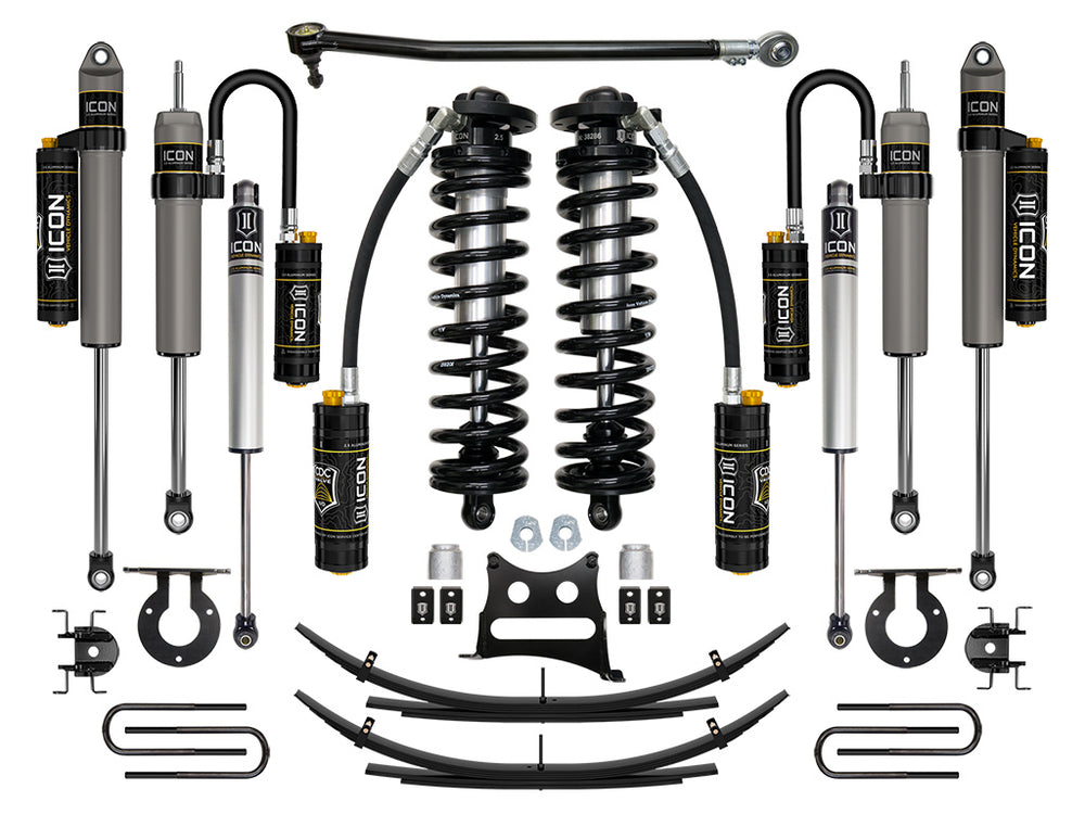 ICON 2017-2022 Ford F-250/F-350 Super Duty 4WD, 2.5-3" Lift, Stage 5 Coilover System w/ Expansion Packs