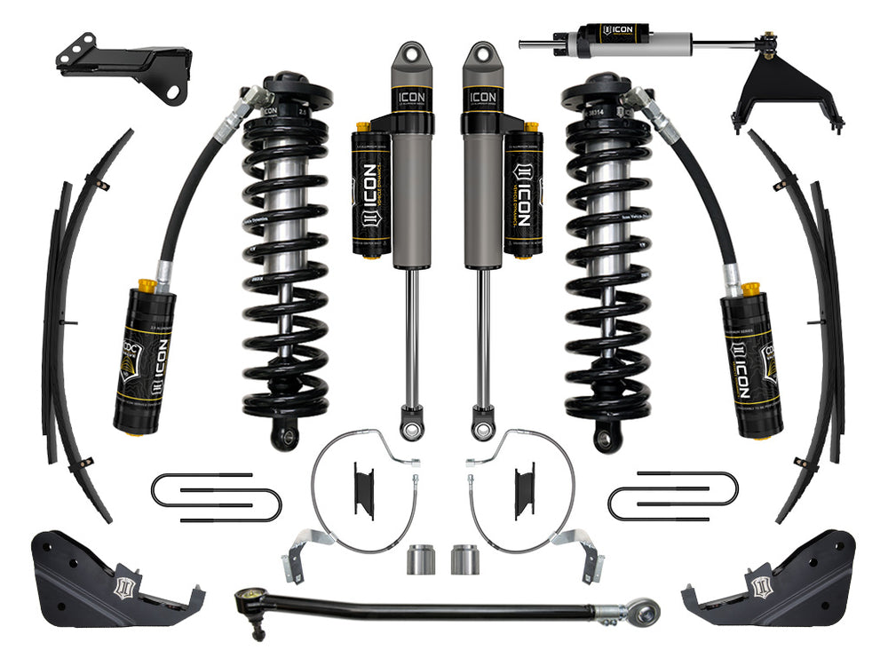 ICON 2023-2026 Ford F-250/F-350 Super Duty 4WD, 4-5.5" Lift, Stage 5 Coilover Conversion System w/ Expansion P
