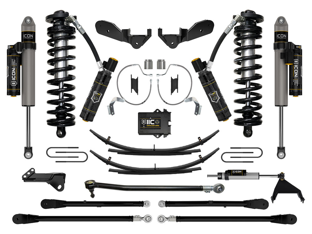 ICON 2023-2026 Ford F-250/F-350 Super Duty 4WD, 4-5.5" Lift, Stage 8 Coilover Conversion System w/ Expansion P