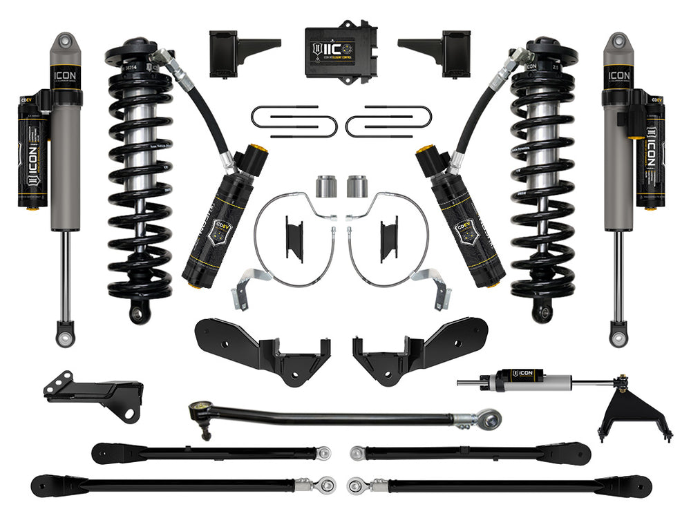 ICON 2023-2026 Ford F-250/F-350 Super Duty 4WD, 4-5.5" Lift, Stage 8 Coilover Conversion System