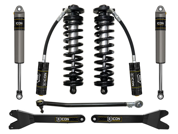 ICON 2023-2026 Ford F-250/F-350 Super Duty 4WD, 2.5-3" Lift, Stage 2 Coilover Conversion System w/ Radius Arms (K63202R)