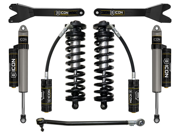 ICON 2023-2026 Ford F-250/F-350 Super Duty 4WD, 2.5-3" Lift, Stage 3 Coilover Conversion System w/ Radius Arms (K63203R)