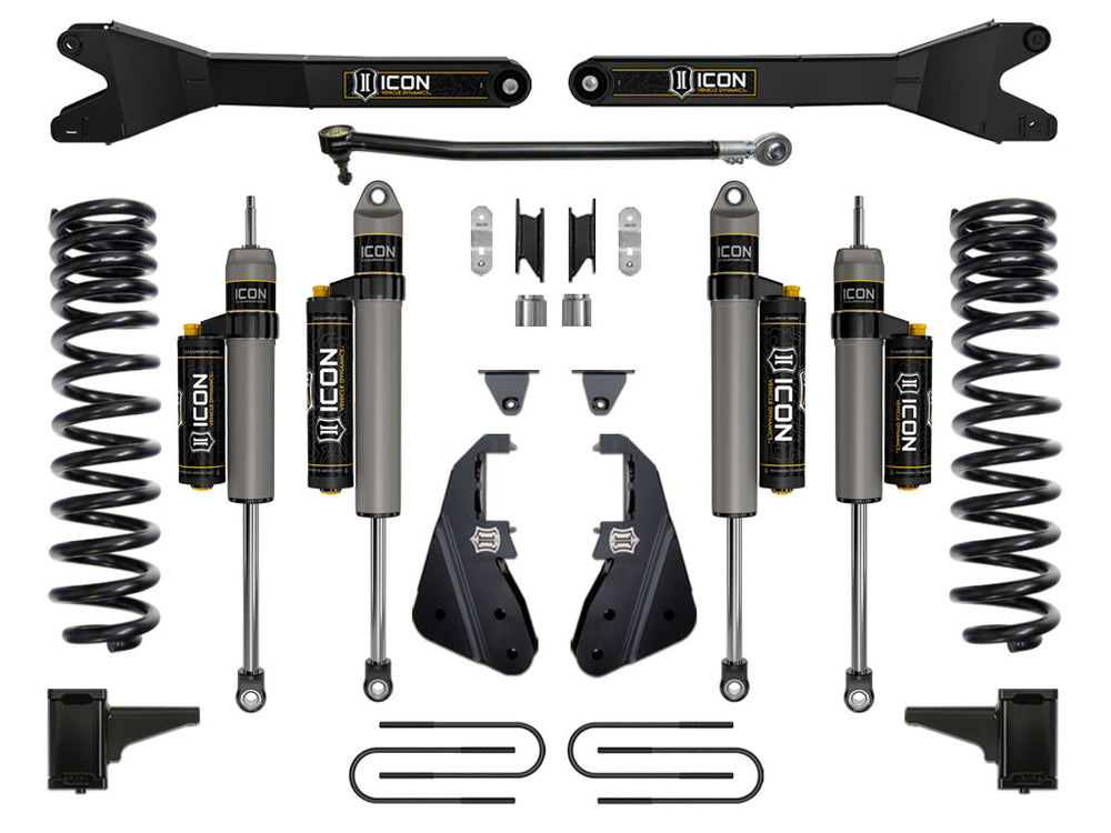 ICON 2017-19 Ford F250/F350, 4.5" Lift, Stage 4 Suspension System, w/Radius Arm — 4WD