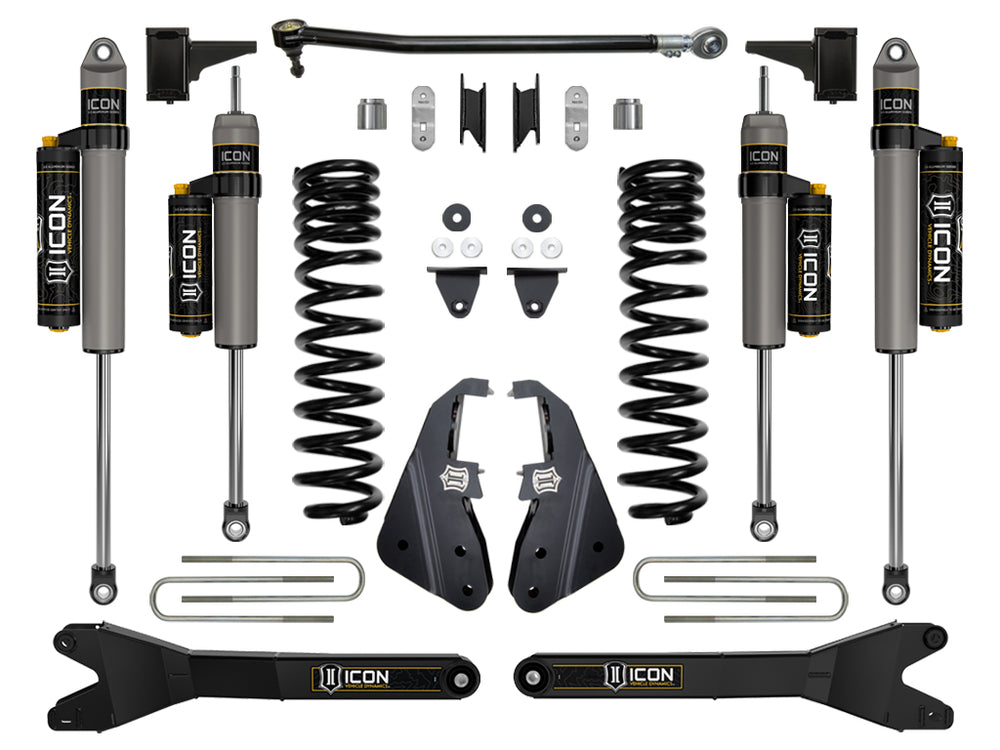 ICON 20-22 Ford F250/F350, 4.5" Lift, Stage 4 Suspension System, w/Radius Arm — 4WD