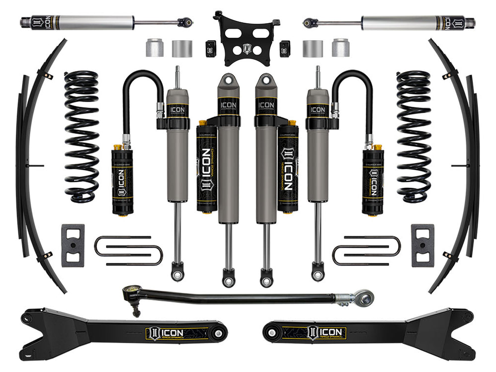 ICON 2023-2026 Ford F-250/F-350 Super Duty 4WD, Diesel, 2.5" Lift, Stage 5 Suspension System w/ Radius Arms an