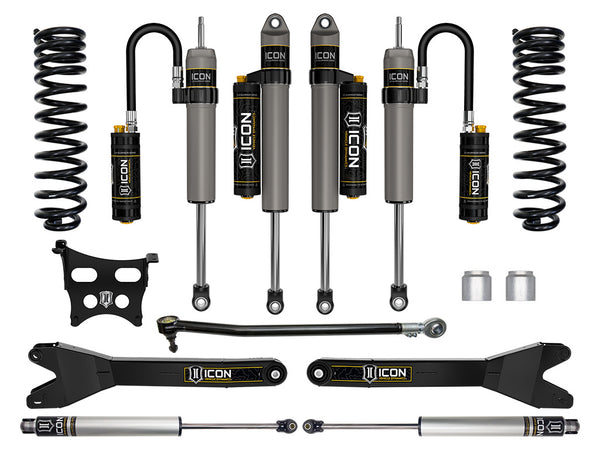 ICON 2023-2026 Ford F-250/F-350 Super Duty 4WD, Diesel, 2.5" Lift, Stage 5 Suspension System w/ Radius Arms