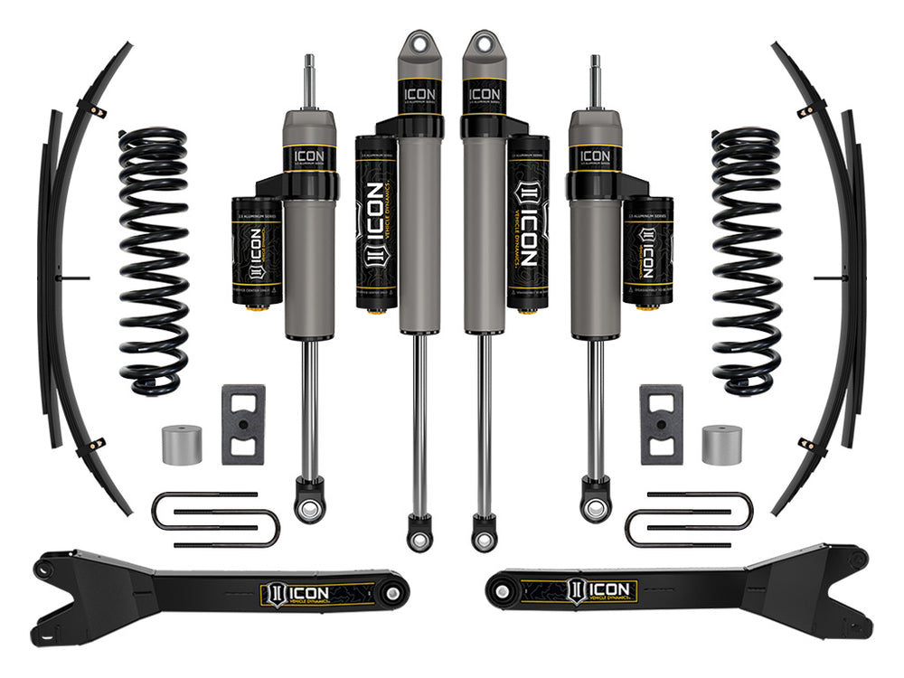 ICON 2023-2026 Ford F-250/F-350 Super Duty 4WD, Gas, 2.5" Lift, Stage 2 Suspension System w/ Radius Arms and E