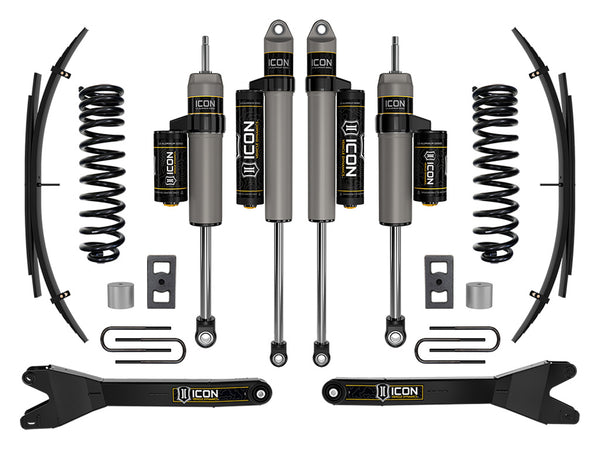 ICON 2023-2026 Ford F-250/F-350 Super Duty 4WD, Gas, 2.5" Lift, Stage 2 Suspension System w/ Radius Arms and E