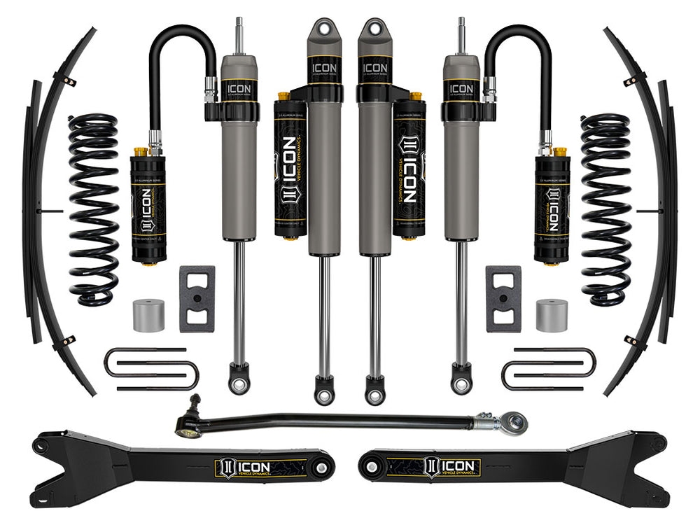 ICON 2023-2026 Ford F-250/F-350 Super Duty 4WD, Gas, 2.5" Lift, Stage 4 Suspension System w/ Radius Arms and E