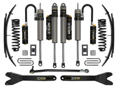 ICON 2023-2026 Ford F-250/F-350 Super Duty 4WD, Gas, 2.5" Lift, Stage 4 Suspension System w/ Radius Arms and E