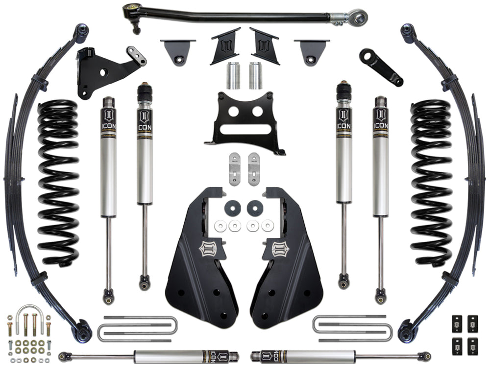 ICON 2017-2022 Ford F250/F350, 7" Lift, Stage 1 Suspension System — 4WD