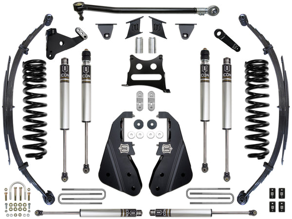 ICON 2017-2022 Ford F250/F350, 7" Lift, Stage 1 Suspension System — 4WD