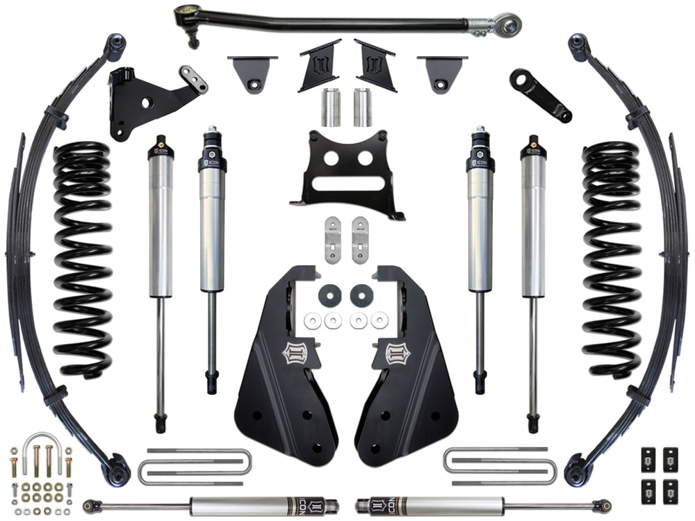 ICON 2017-2022 Ford F250/F350, 7" Lift, Stage 2 Suspension System — 4WD