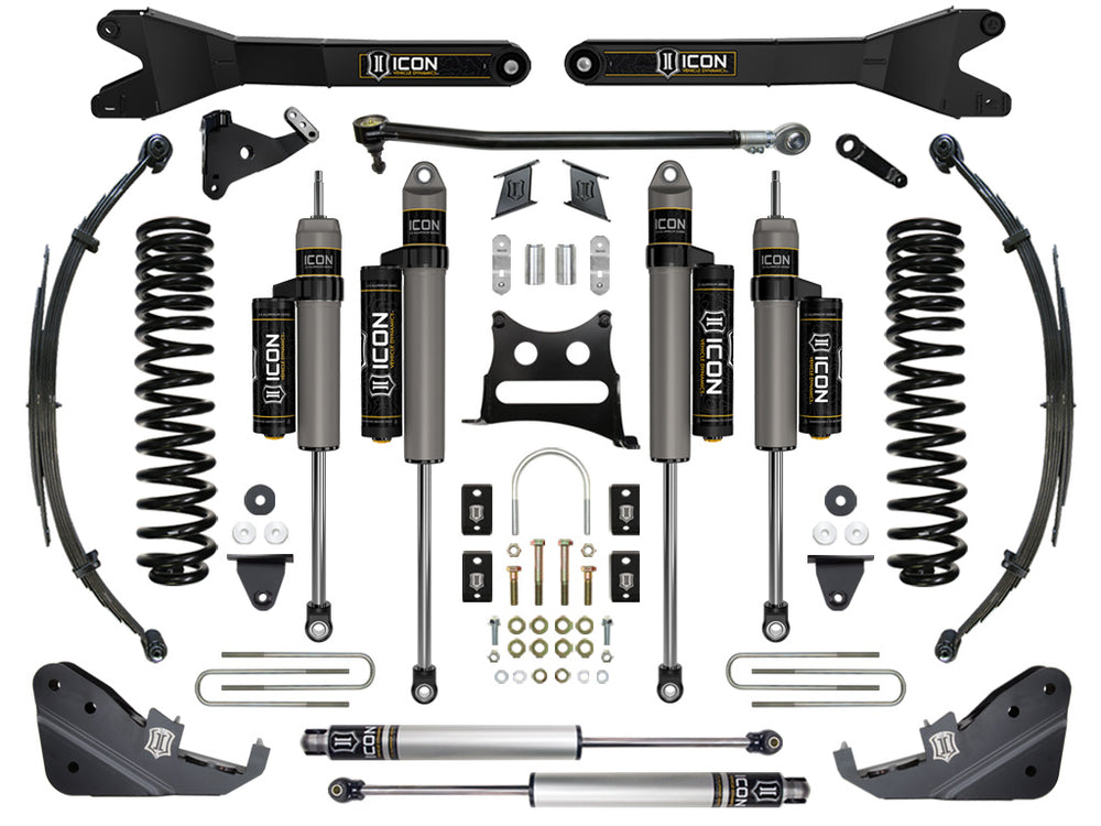ICON 2017-2022 Ford F250/F350, 7" Lift, Stage 4 Suspension System, w/Radius Arm — 4WD