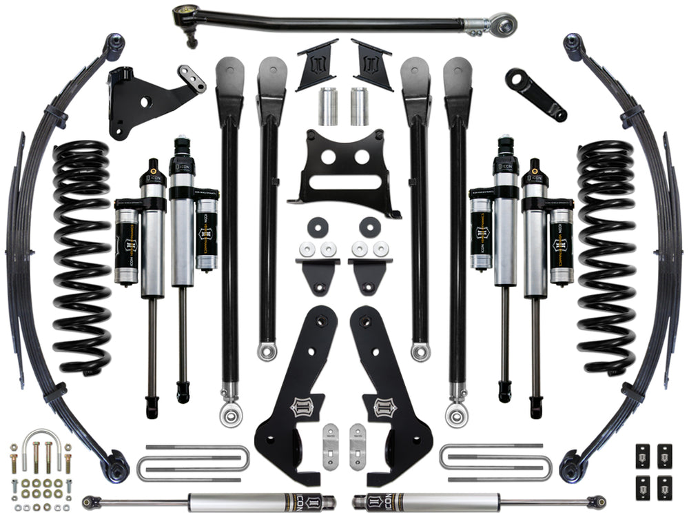 ICON 2017-2022 Ford F250/F350, 7" Lift, Stage 4 Suspension System — 4WD