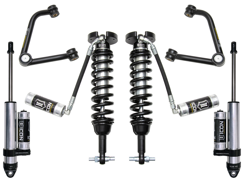 ICON 2019-2026 Chevrolet Silverado 1500/GMC Sierra 1500, 1.5-3.5" Lift, Stage 3 Suspension System, Tubular