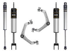 ICON 2020-2026 GM 2500/3500 HD, 0-2" Lift, Stage 1 Suspension System, Billet
