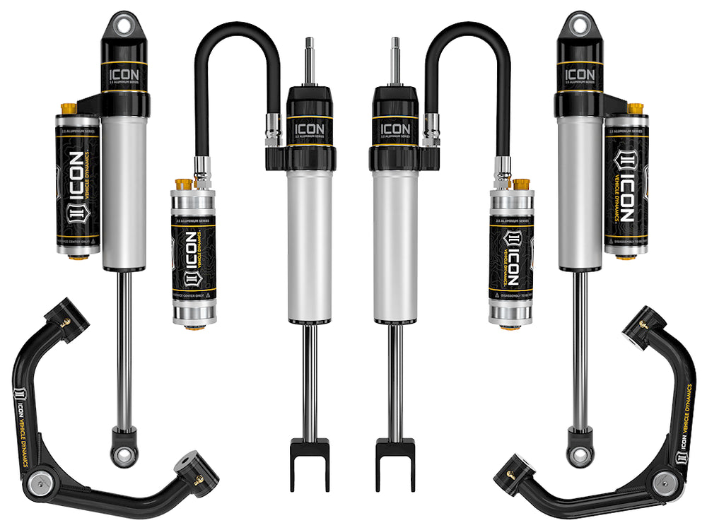 ICON 2020-2026 GM 2500/3500 HD, 0-2" Lift, Stage 3 Suspension System, Tubular