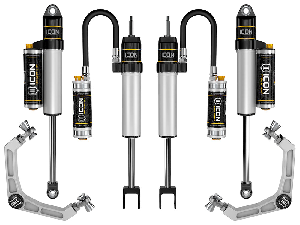 ICON 2020-2026 GM 2500/3500 HD, 0-2" Lift, Stage 3 Suspension System, Billet