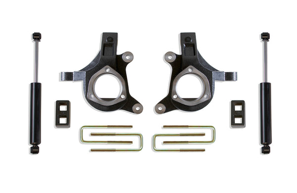 MaxTrac 3" Lift Kit — Grey Powdercoat — 1999-2006 Chevy Silverado 1500 / GMC Sierra 1500 & 2001-2006 Chevy Silverado 1500 HD / GMC Sierra 1500 HD (K880932)