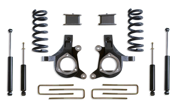 MaxTrac 5" Lift Kit — Grey Powdercoat — V6 — 1999-2006 Chevy Silverado 1500 / GMC Sierra 1500 & 2001-2006 Chevy Silverado 1500 HD / GMC Sierra 1500 HD (K880953-6)