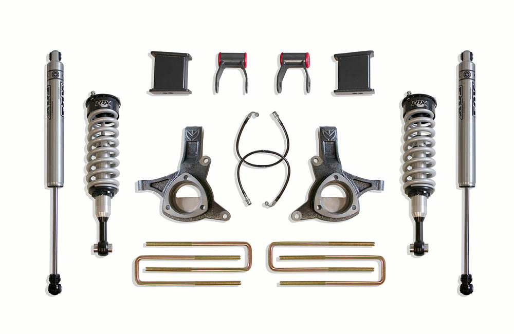 MaxTrac 7" LIFT KIT (FOX SHOCKS) (CAST STEEL ARMS)