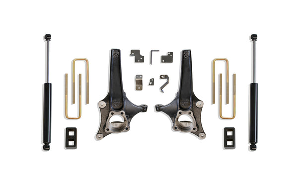 MaxTrac Ensemble de rehaussement 3.5 po (amortisseurs MAX TRAC) — revêtement en poudre gris — 2WD (K881932)