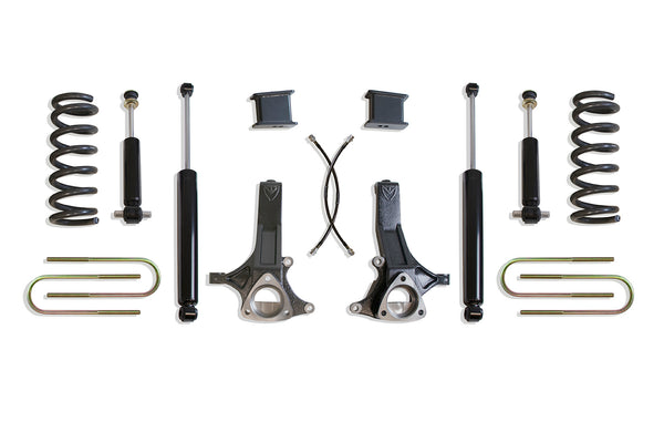 7" Lift Kit (MAX TRAC SHOCKS) — Grey Powdercoat — 2002-2008 Ram 1500 (K882170)