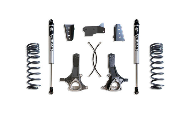 MaxTrac 4.5" Lift Kit (Vulcan Ifp Shocks) — Grey Powdercoat — 2009-2024 Ram 1500 & 2019-2024 Ram 1500 Classic (K882443V)