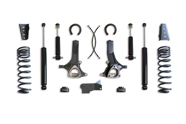 MaxTrac 6.5" Lift Kit (MAX TRAC SHOCKS) — Grey Powdercoat — MaxPro, V6, Gas, 2WD — 2009-2024 Ram 1500 & 2019-2024 Ram 1500 Classic (K882465)